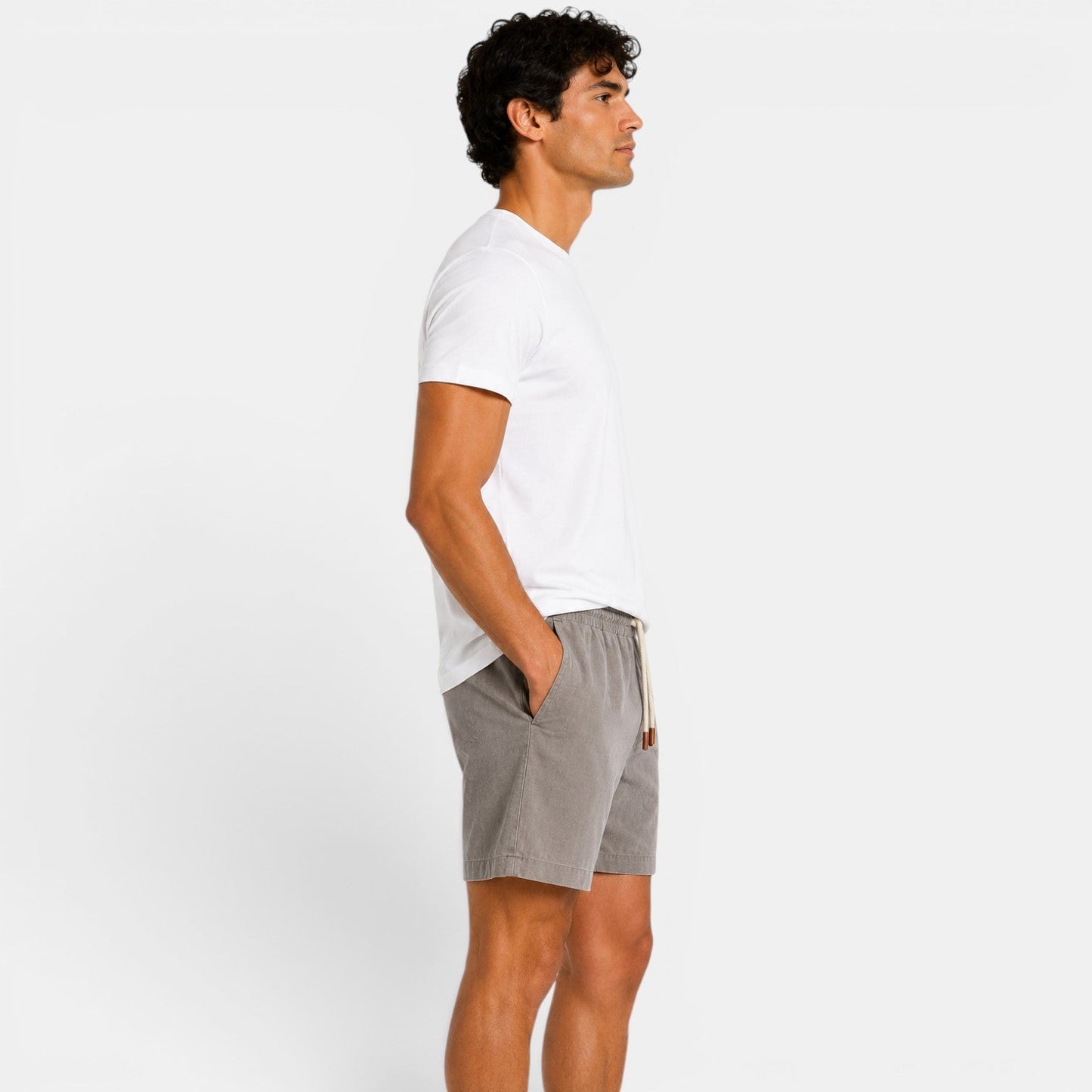 Men's Linen Shorts Lightweight Breathable Fit Everyday Summer Comfort