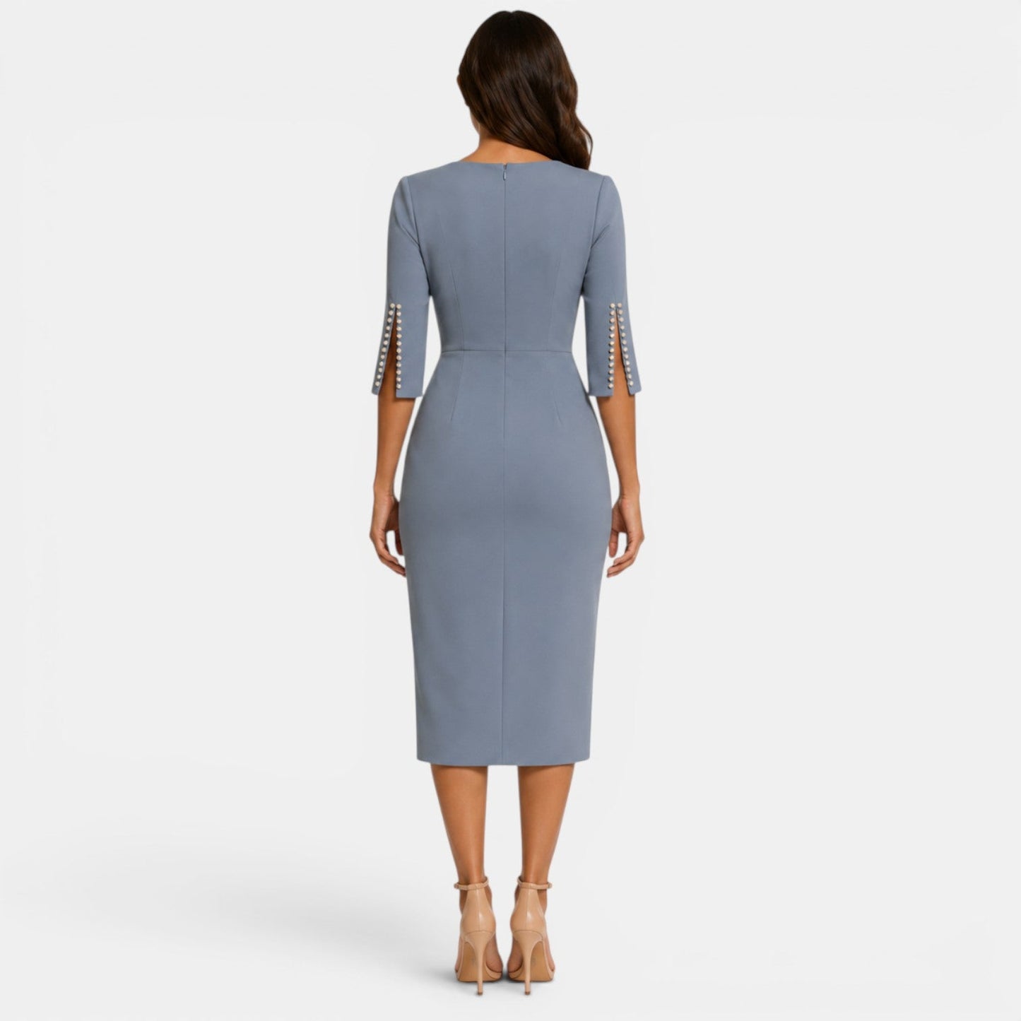 Women’s Tailored Midi Dress for Business and Formal Wear