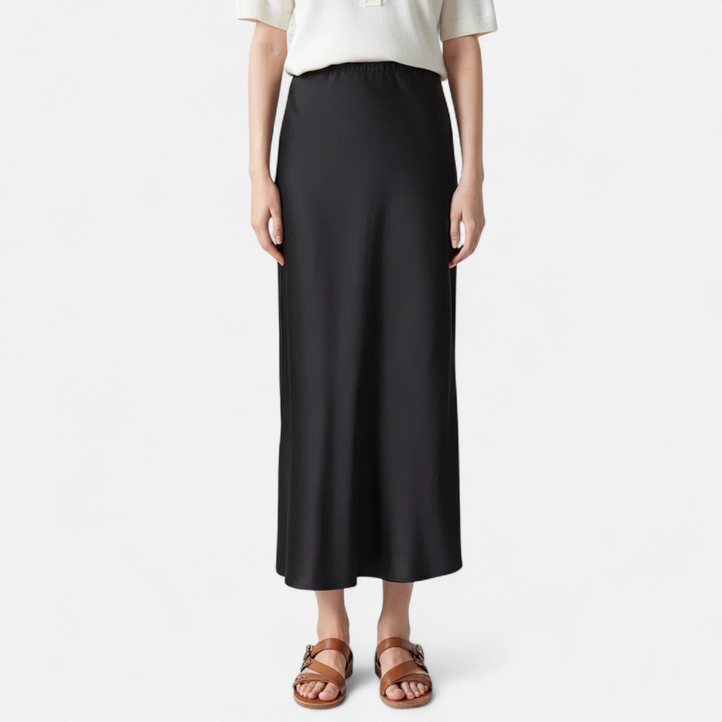 Women's Old Money Silk Skirt