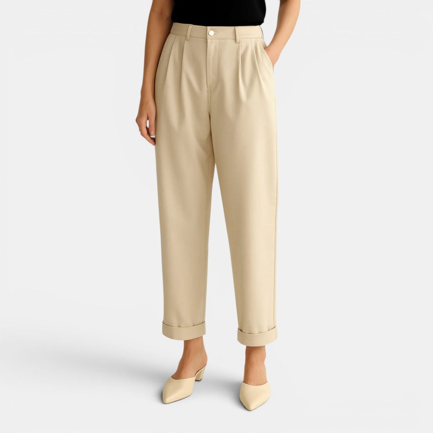 Women’s High Waist Linen Pants