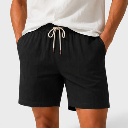Men's Linen Shorts Lightweight Breathable Fit Everyday Summer Comfort