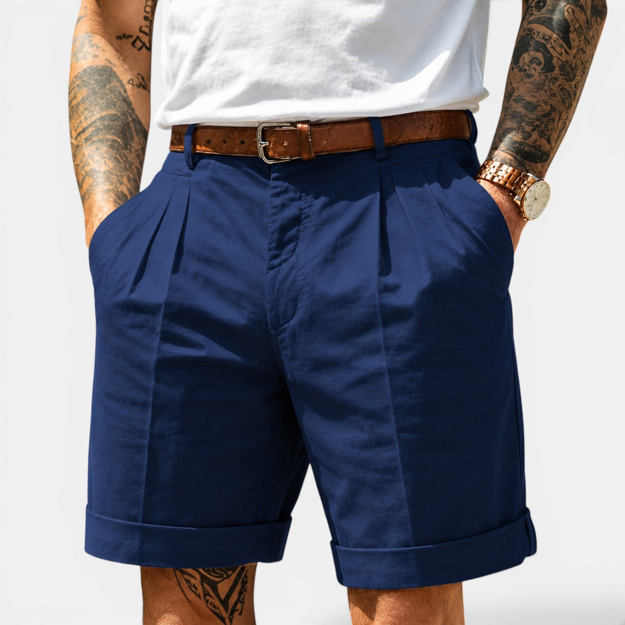 Men’s Relaxed Linen Shorts