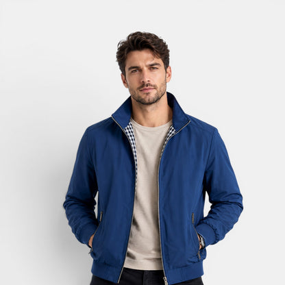 Men's Lightweight Casual Jacket Breathable Comfort Zip Front