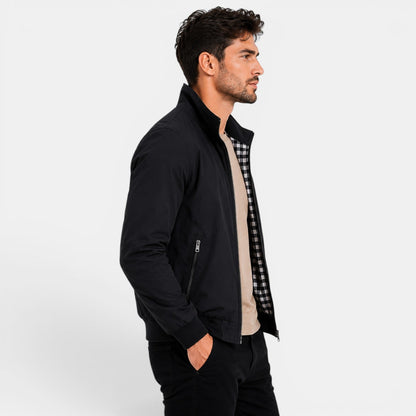 Men's Lightweight Casual Jacket Breathable Comfort Zip Front
