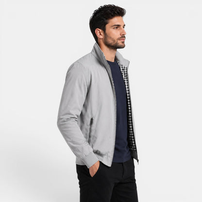 Men's Lightweight Casual Jacket Breathable Comfort Zip Front