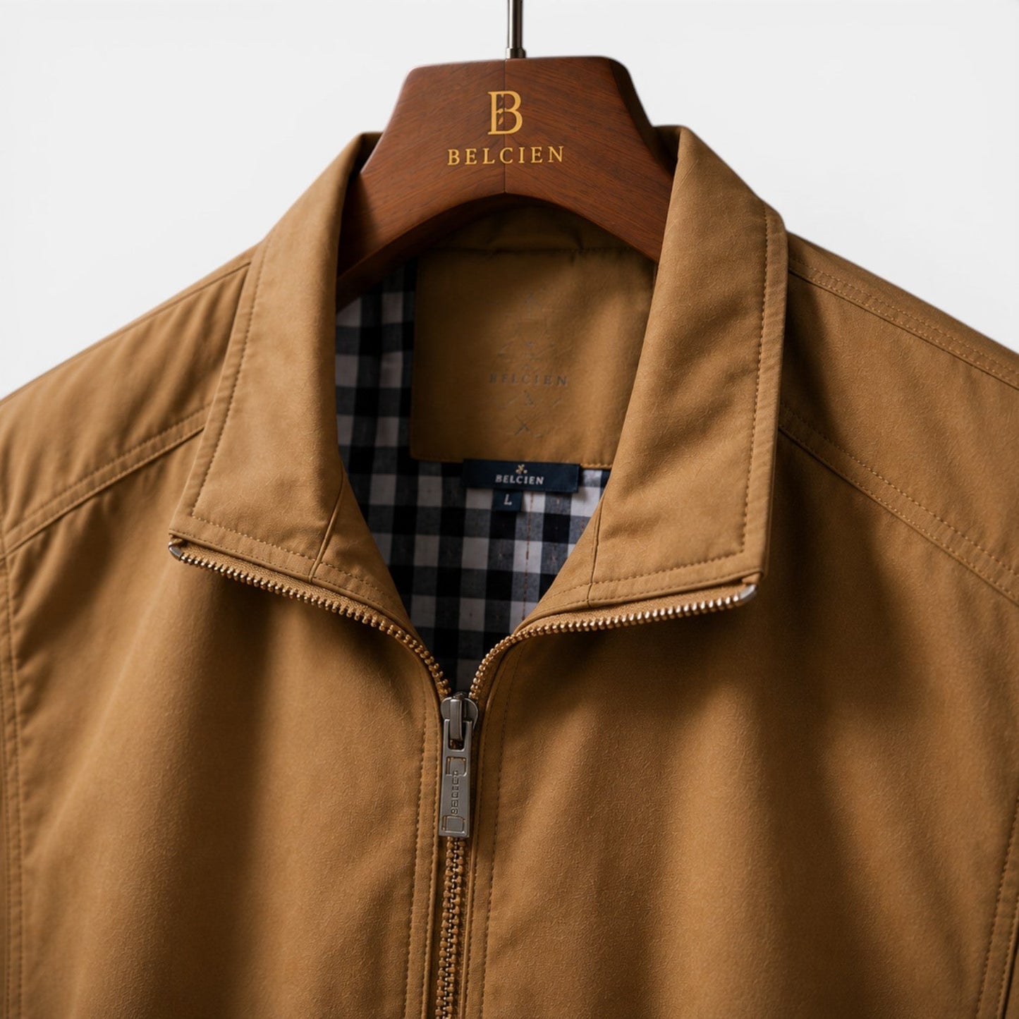 Men's Lightweight Casual Jacket Breathable Comfort Zip Front