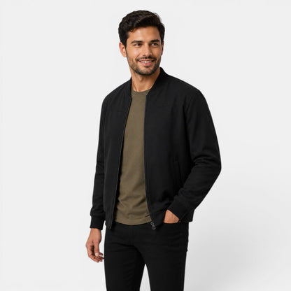Men's Lightweight Bomber Jacket for Everyday Wear