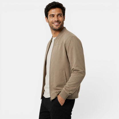 Men's Lightweight Bomber Jacket for Everyday Wear