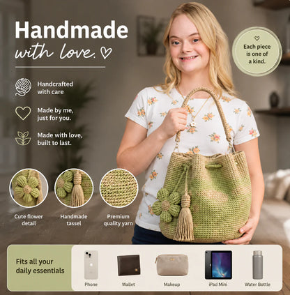 Crochet Flower Bag