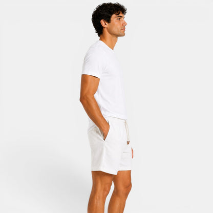 Men's Linen Shorts Lightweight Breathable Fit Everyday Summer Comfort