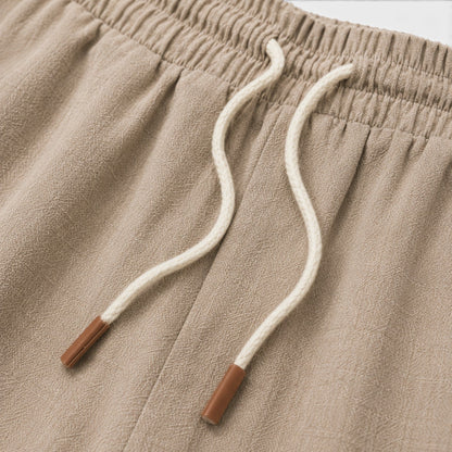 Men's Linen Shorts Lightweight Breathable Fit Everyday Summer Comfort