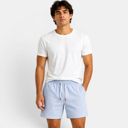 Men's Linen Shorts Lightweight Breathable Fit Everyday Summer Comfort