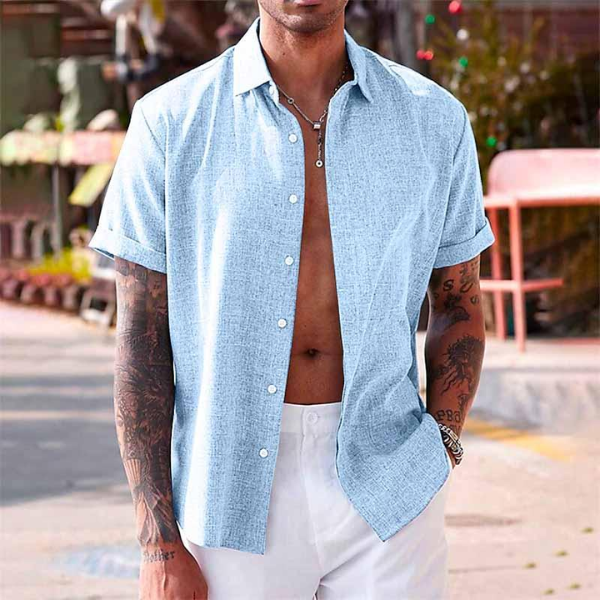Men's Premium Linen Blend Summer Shirt