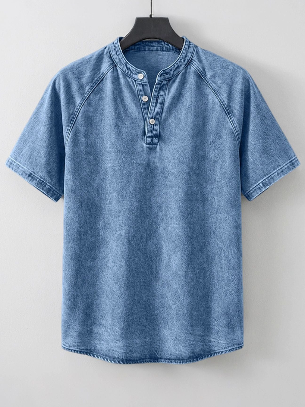 Vintage Henley Tee | Lightweight Summer Essential