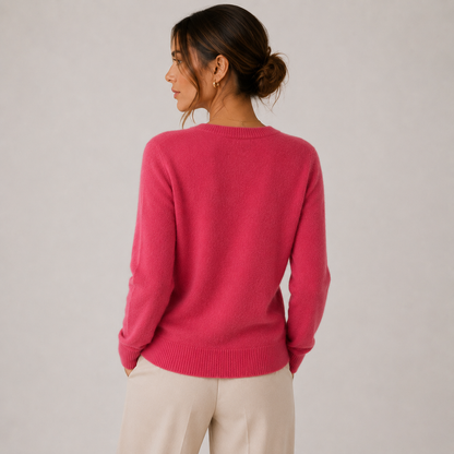 Women's Cashmere Cardigan Soft Button Front Knit Sweater