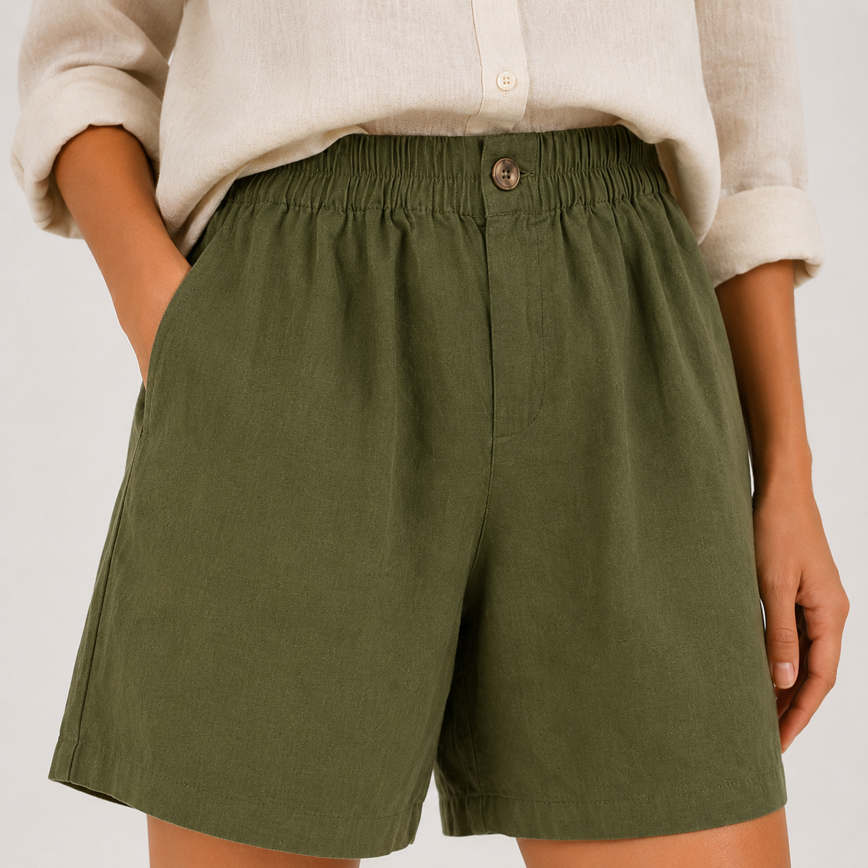 Women's Casual Shorts Breathable Relaxed Fit Everyday Comfort