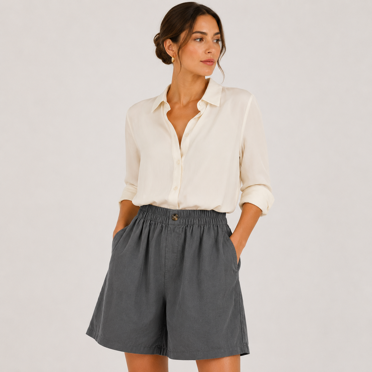 Women's Casual Shorts Breathable Relaxed Fit Everyday Comfort
