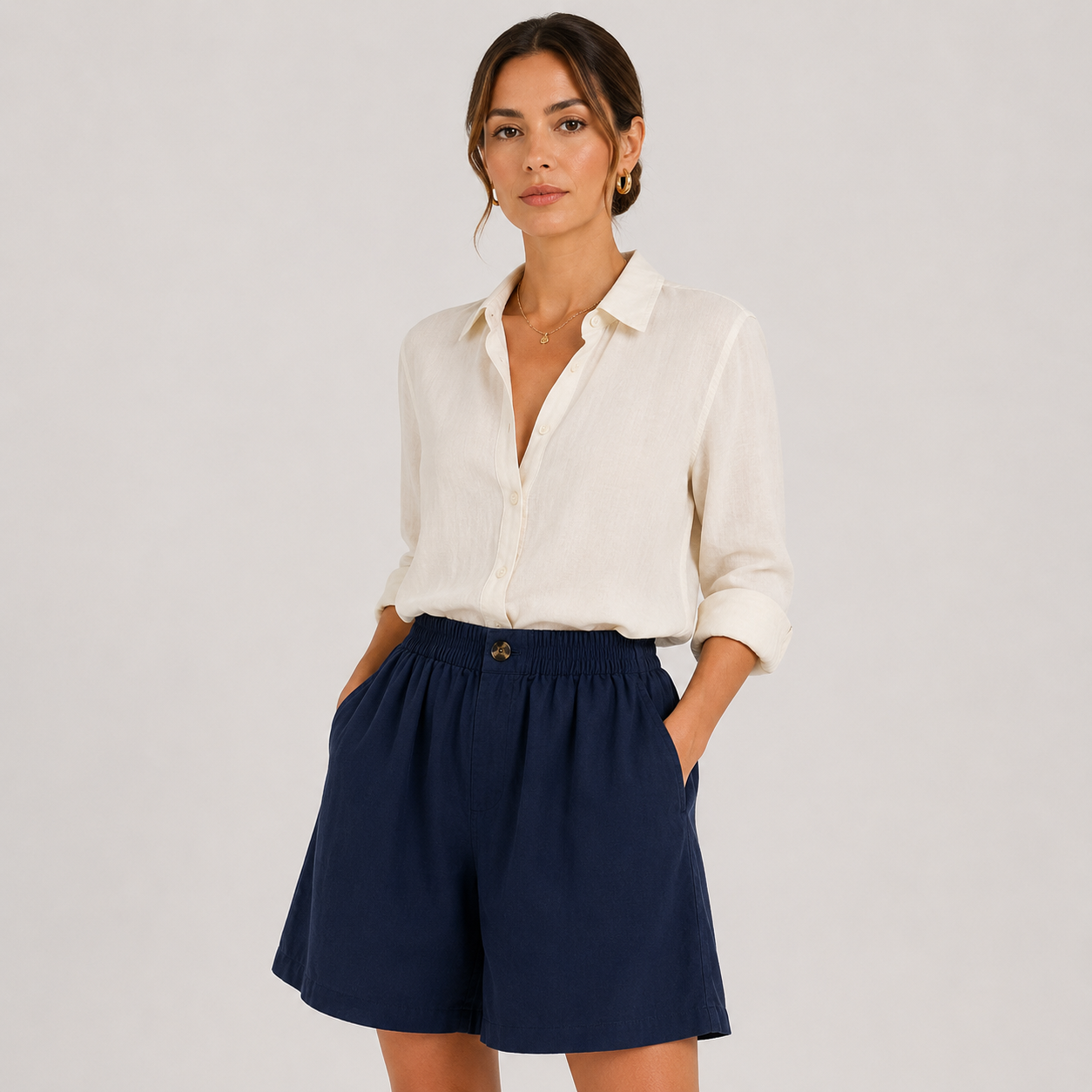 Women's Casual Shorts Breathable Relaxed Fit Everyday Comfort