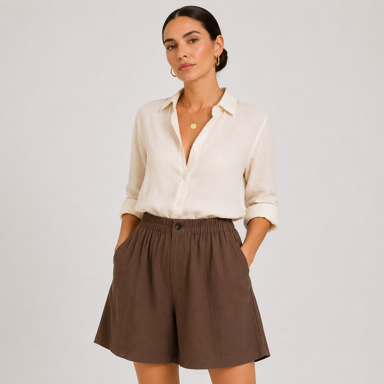 Women's Casual Shorts Breathable Relaxed Fit Everyday Comfort