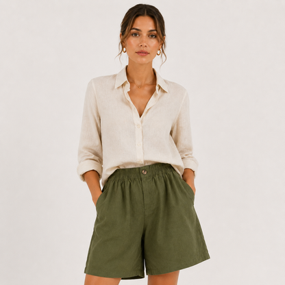 Women's Casual Shorts Breathable Relaxed Fit Everyday Comfort