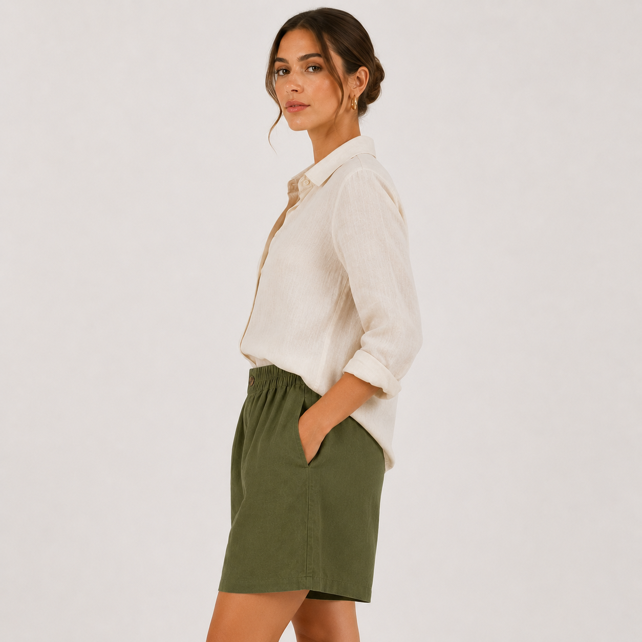 Women's Casual Shorts Breathable Relaxed Fit Everyday Comfort