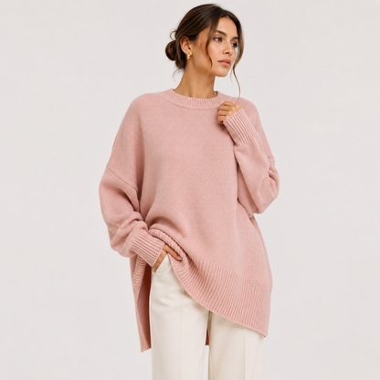 Women's Premium Oversized Sweater Cozy Long Sleeve Knit