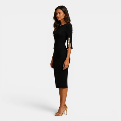 Women’s Tailored Midi Dress for Business and Formal Wear