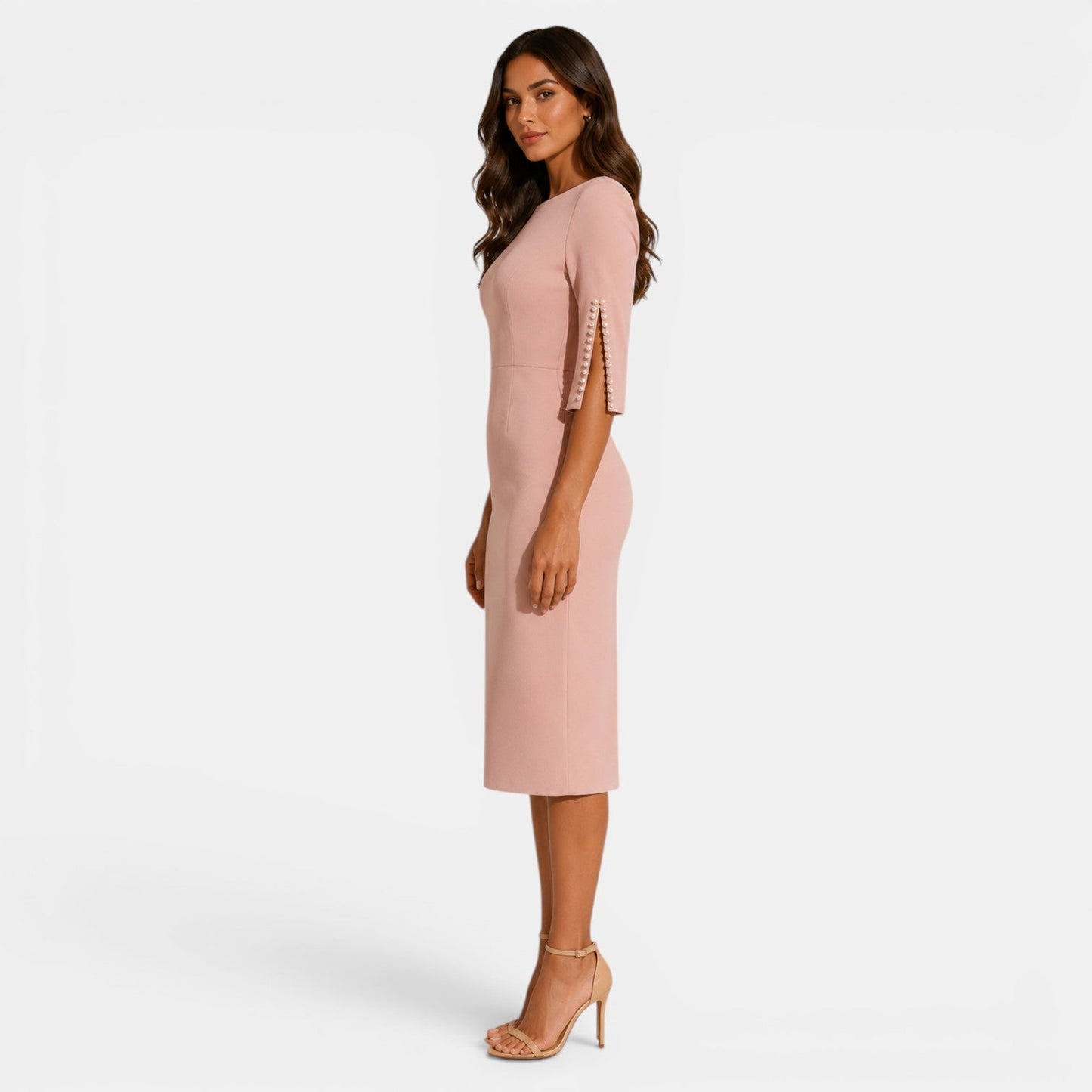 Women’s Tailored Midi Dress for Business and Formal Wear