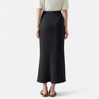 Women's Old Money Silk Skirt