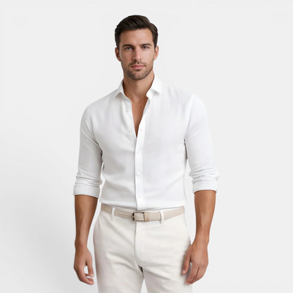 Men’s Breathable Linen Shirt