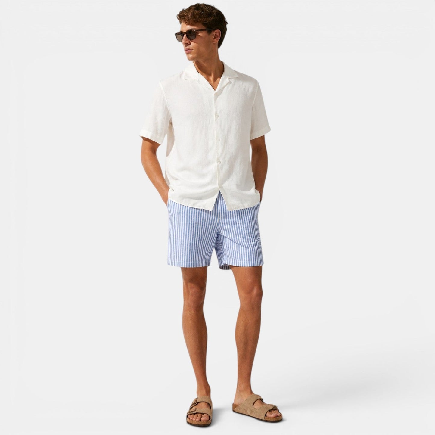Men’s Striped Summer Shorts