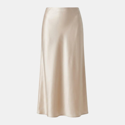 Women's Old Money Silk Skirt