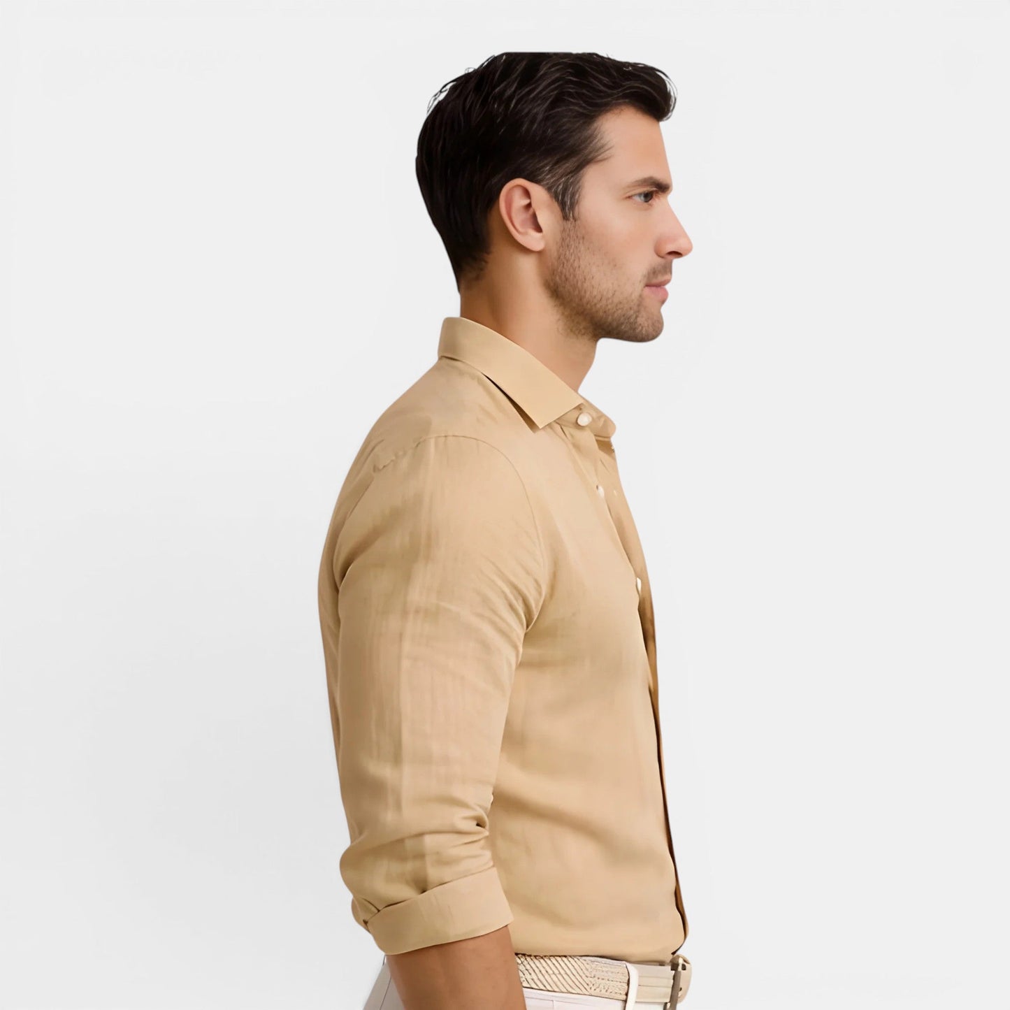 Men’s Breathable Linen Shirt
